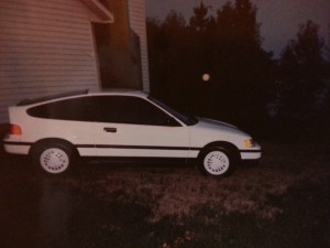 Just washed, 1988 Honda CRX