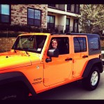 My daughter, Haley, loves my new Jeep