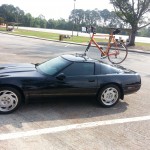 C4 Corvette with Bike Rack