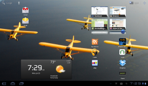 Viewsonic gTablet running Android 3.0