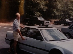 1990 Honda Prelude - note the owner's bleach blonde hair